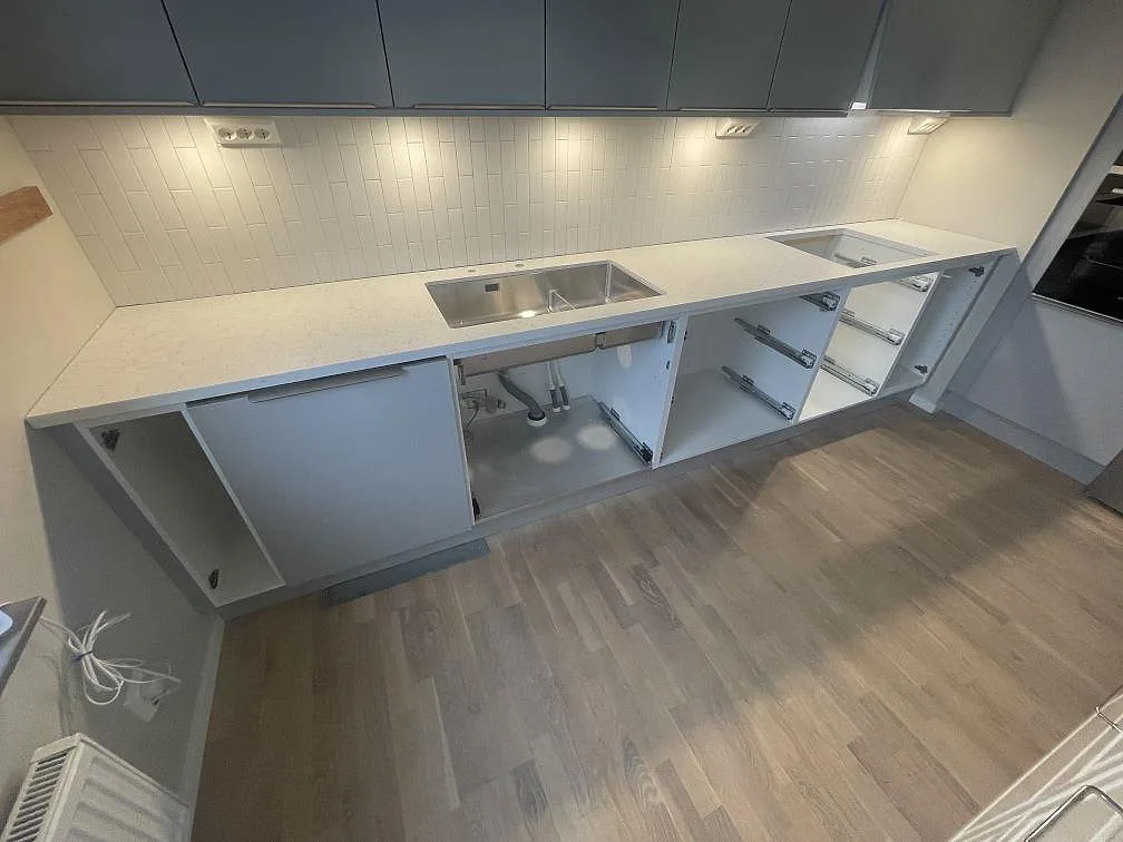 Køkkenbordplade i Technistone Noble Arco, Sundbyberg – billede 3