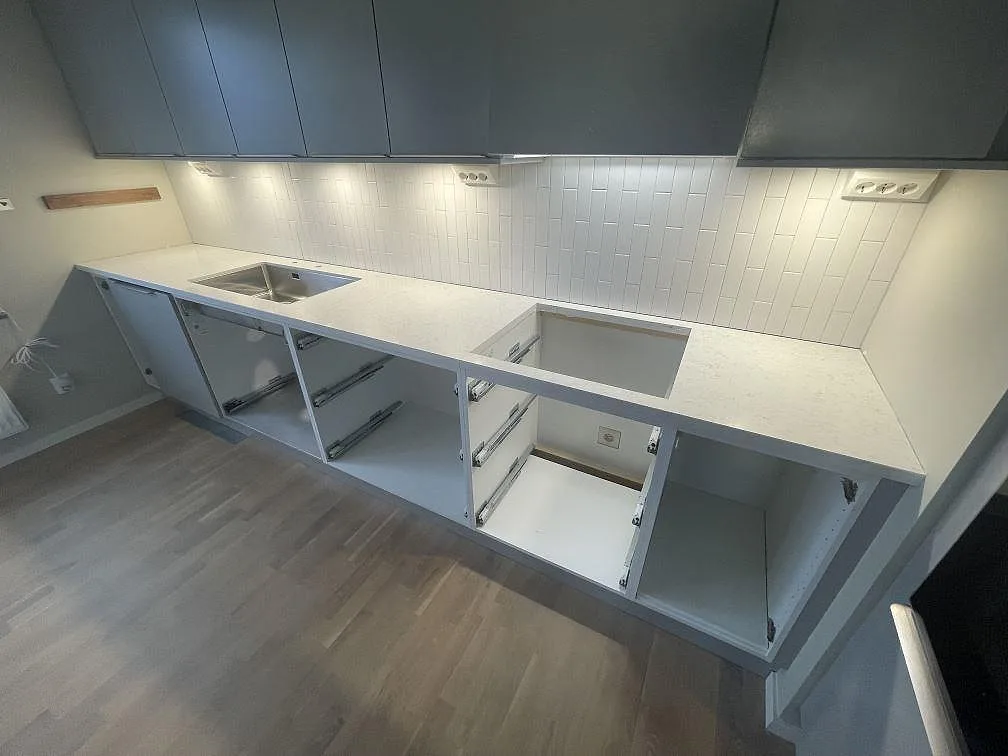 Køkkenbordplade i Technistone Noble Arco, Sundbyberg – billede 4