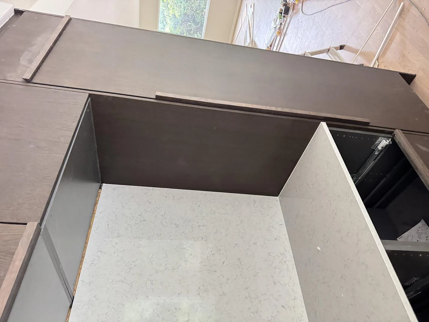 Køkkenbordplade i Technistone Noble Carrara, Lomma – billede 8