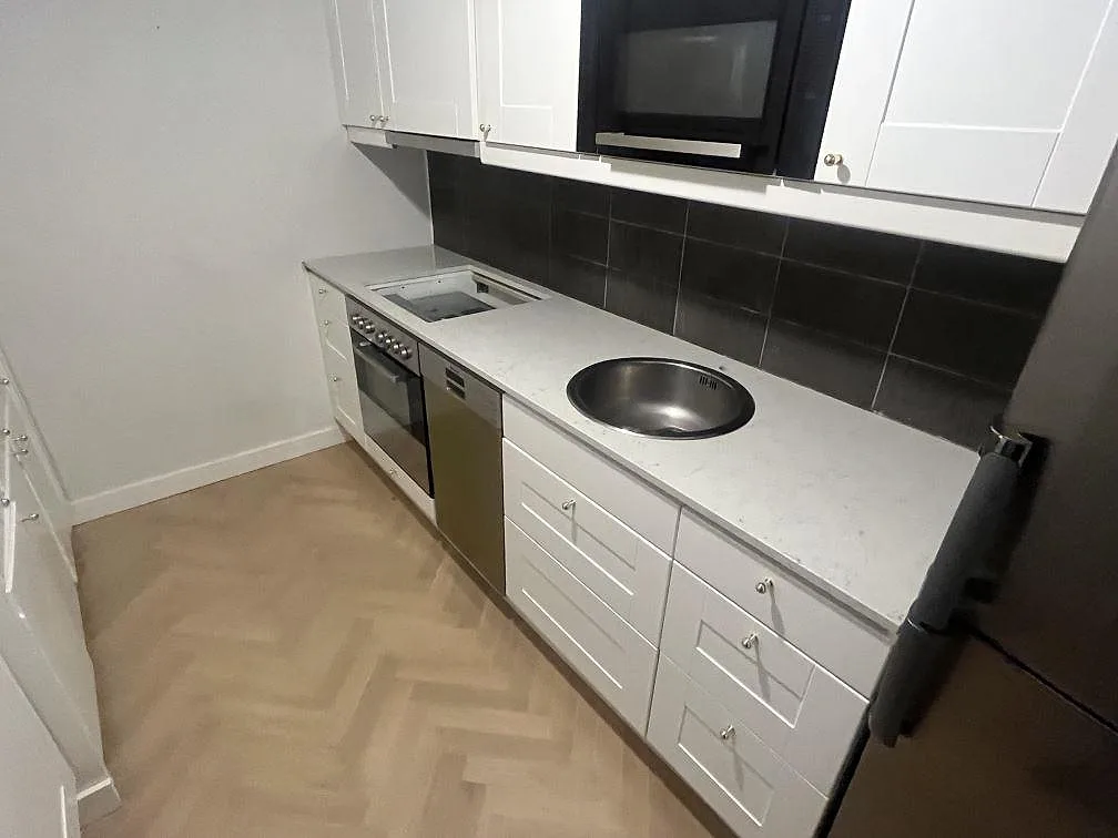 Køkkenbordplade i Technistone Noble Carrara, Stockholm