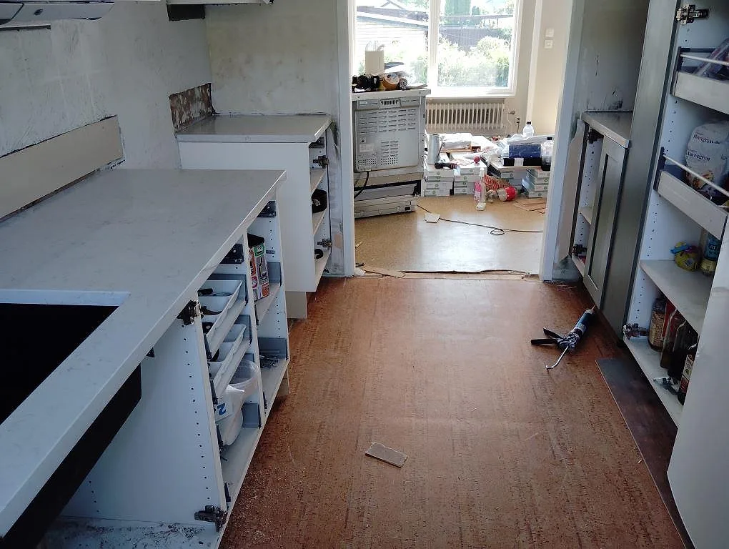 Køkkenbordplade i Technistone Noble Carrara, Västerås – billede 3