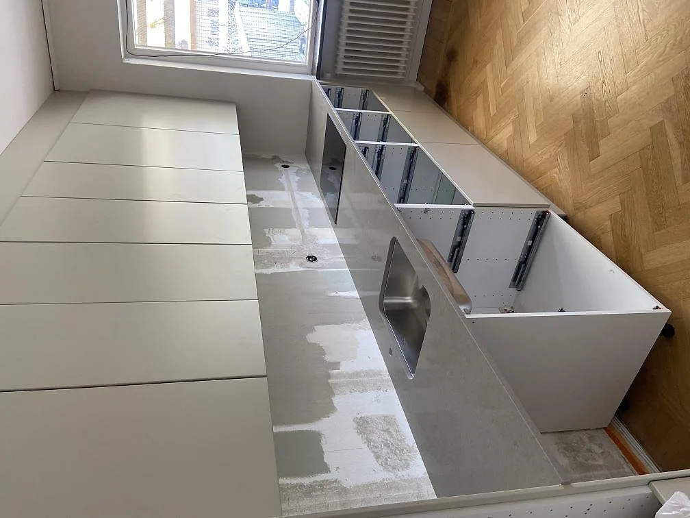 Køkkenbordplade i Technistone Noble Concrete Grey, Malmö – billede 6