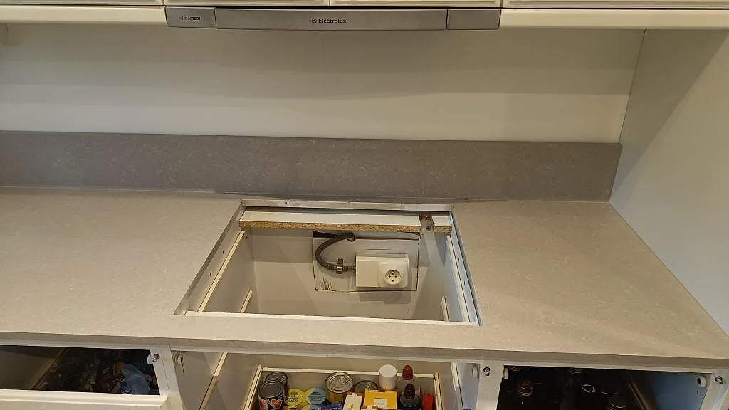 Køkkenbordplade i Technistone Noble Ivory White, Eslöv – billede 6