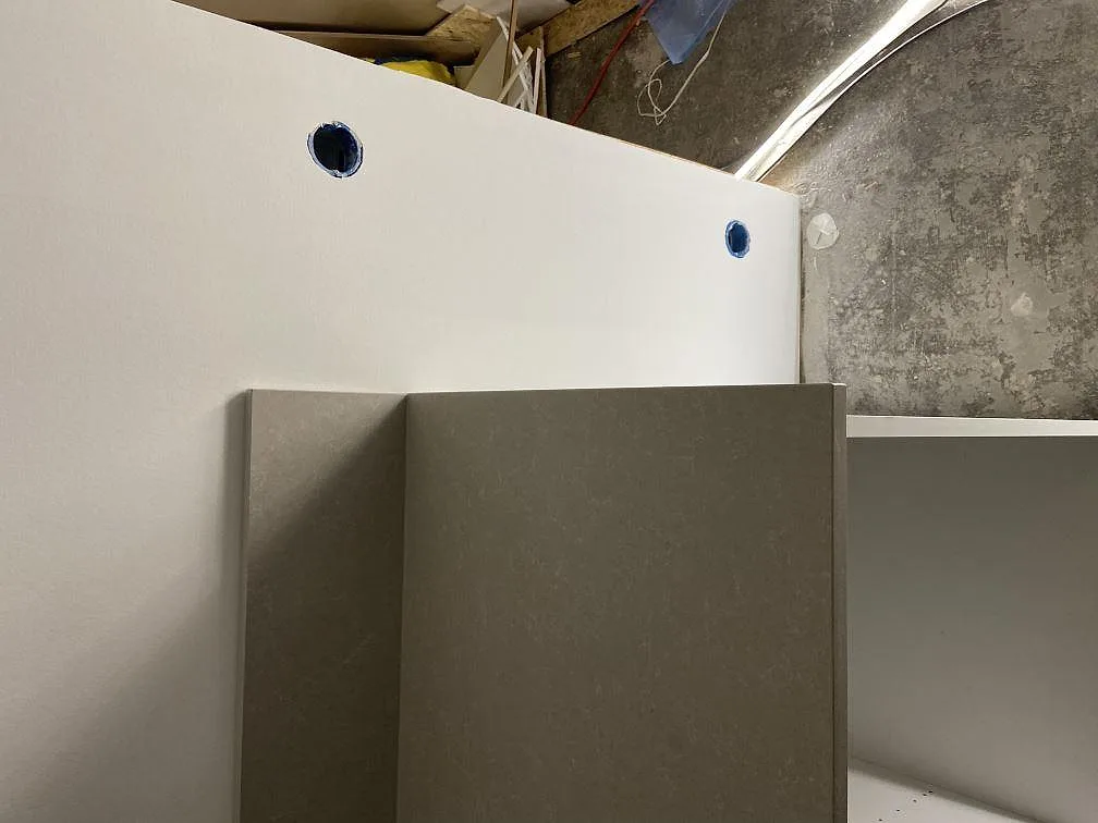 Køkkenbordplade i Technistone Noble Ivory White, Habo – billede 3