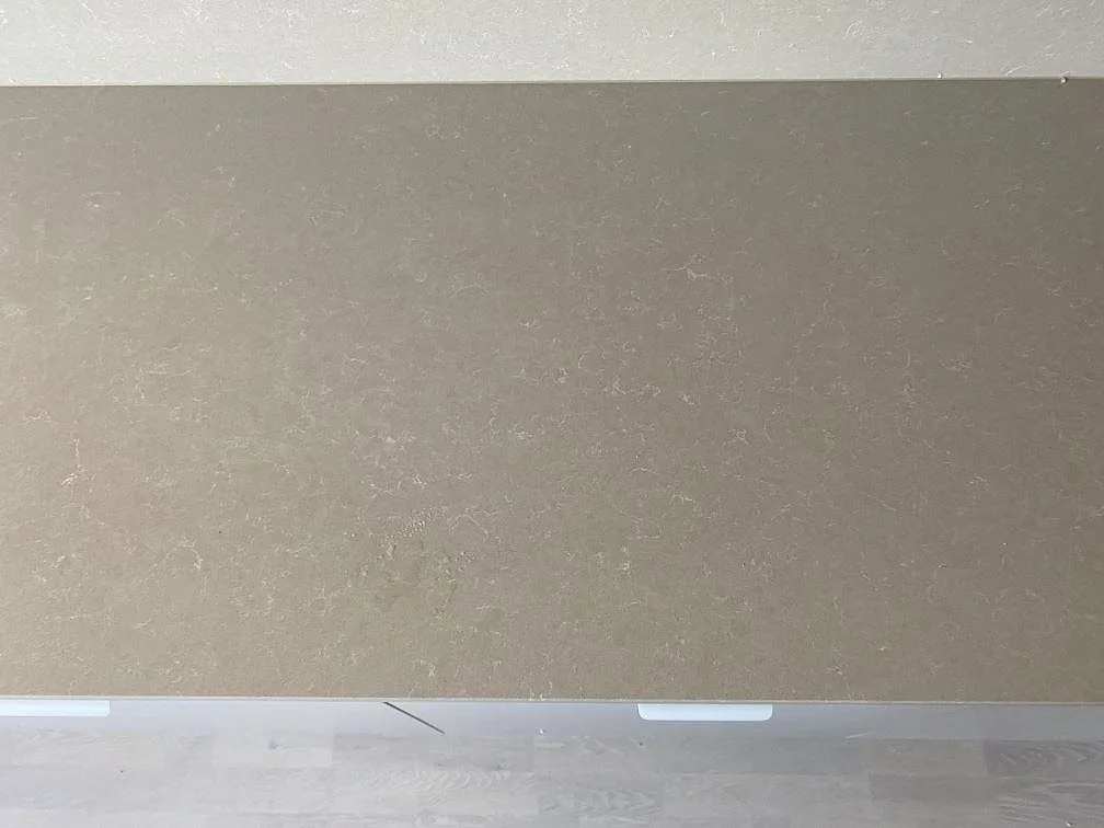 Køkkenbordplade i Technistone Noble Ivory White, Lomma – billede 7