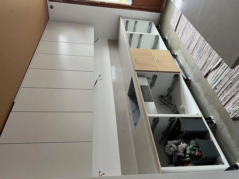 Køkkenbordplade i Technistone Noble Ivory White, Malmö – billede 3