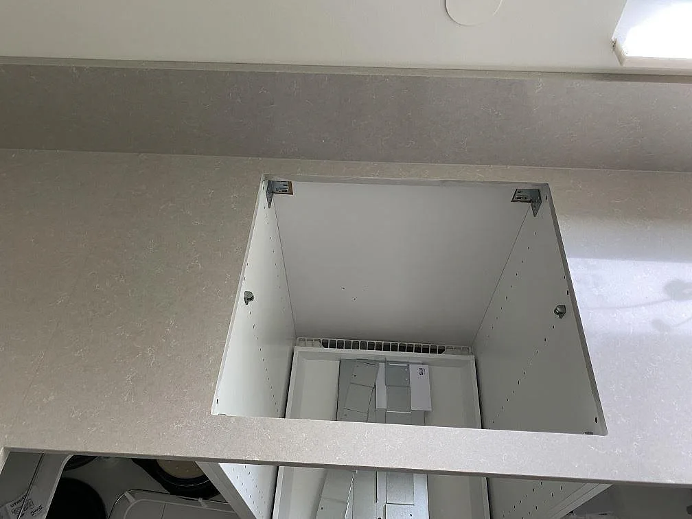 Køkkenbordplade i Technistone Noble Ivory White, Malmö – billede 5