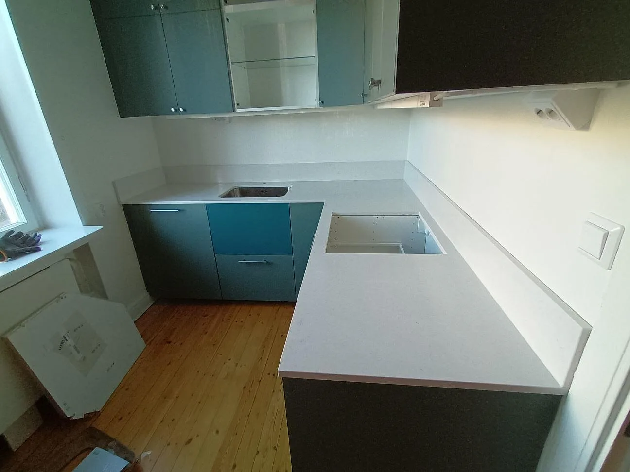Køkkenbordplade i Technistone Noble Linea, Uppsala – billede 2