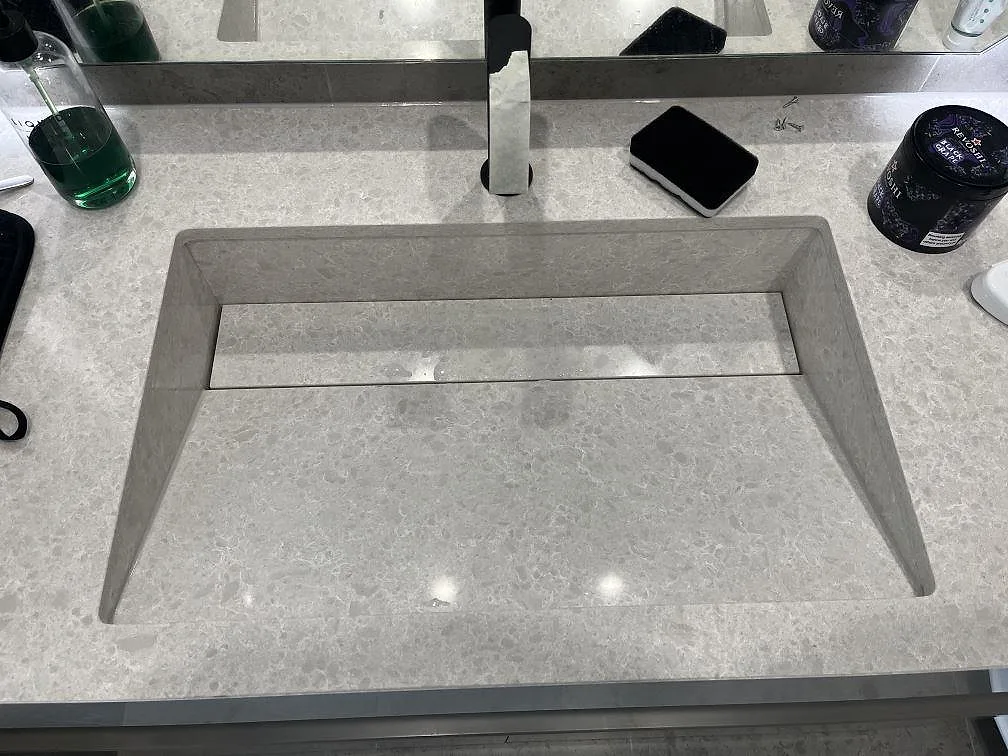 Bordplade i Technistone Noble Quartzite, Huddinge – billede 3