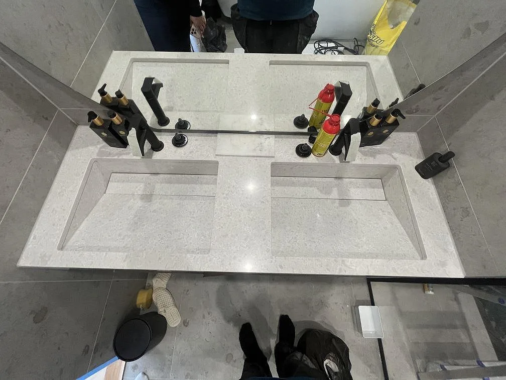 Bordplade i Technistone Noble Quartzite, Huddinge – billede 2