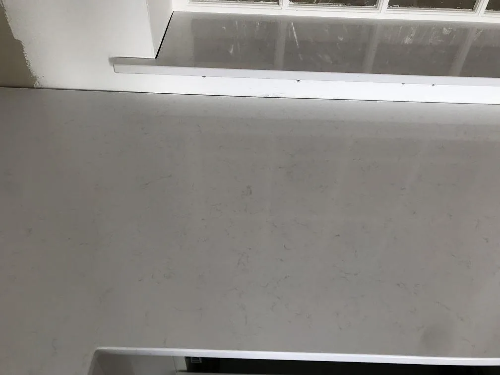 Køkkenbordplade i Technistone Noble Supreme White, Bjärred – billede 6