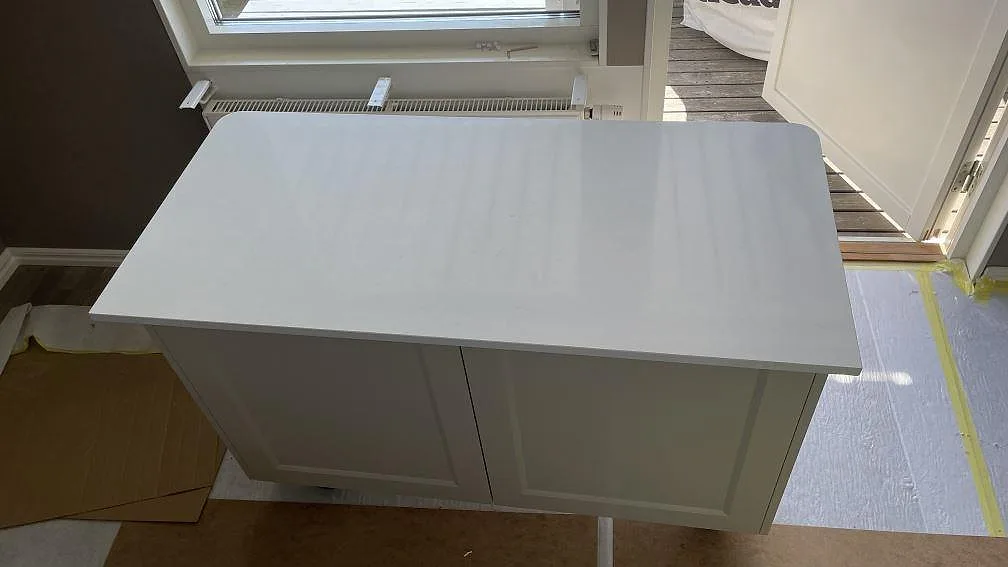 Køkkenbordplade i Technistone Noble Supreme White, Falköping – billede 7