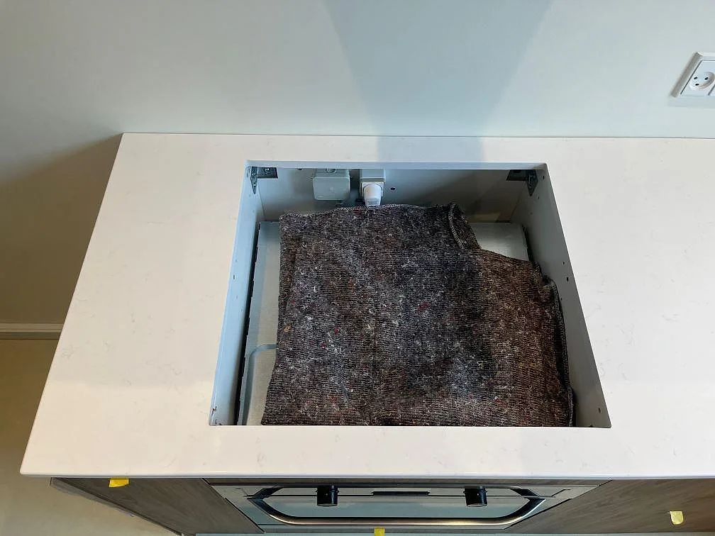 Køkkenbordplade i Technistone Noble Supreme White, København Ø – billede 5