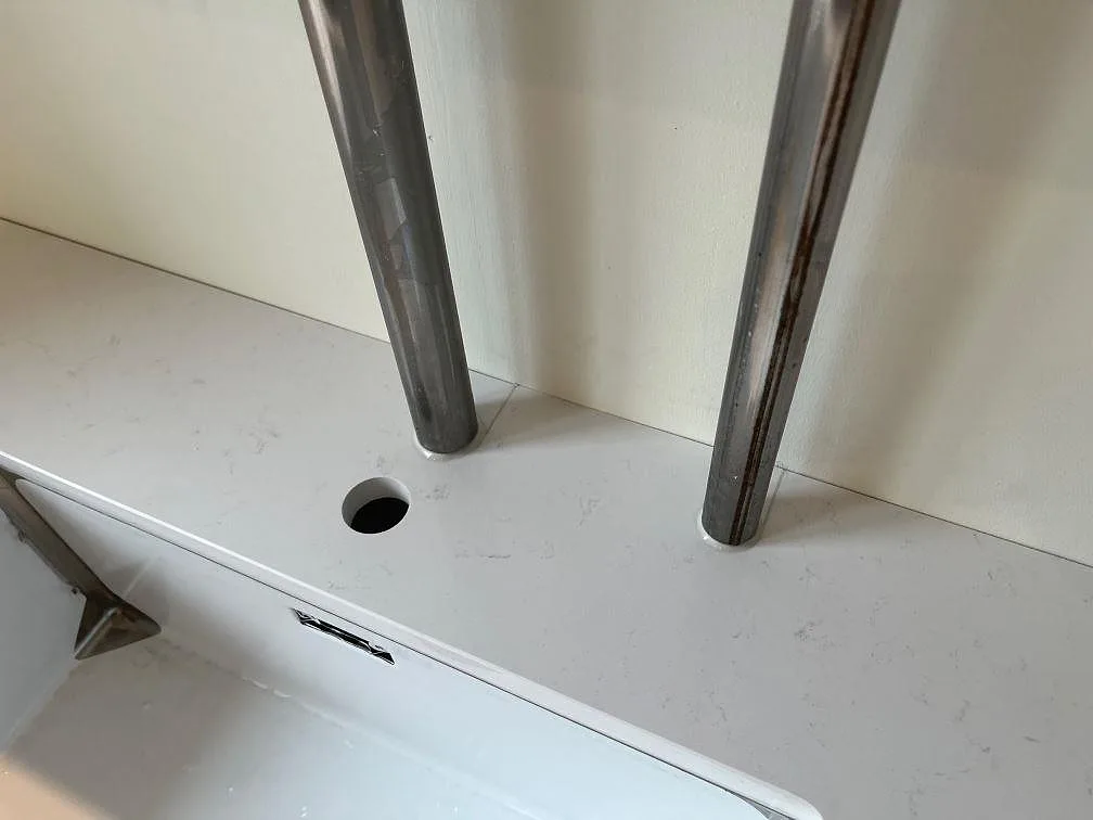 Køkkenbordplade i Technistone Noble Supreme White, København Ø – billede 7