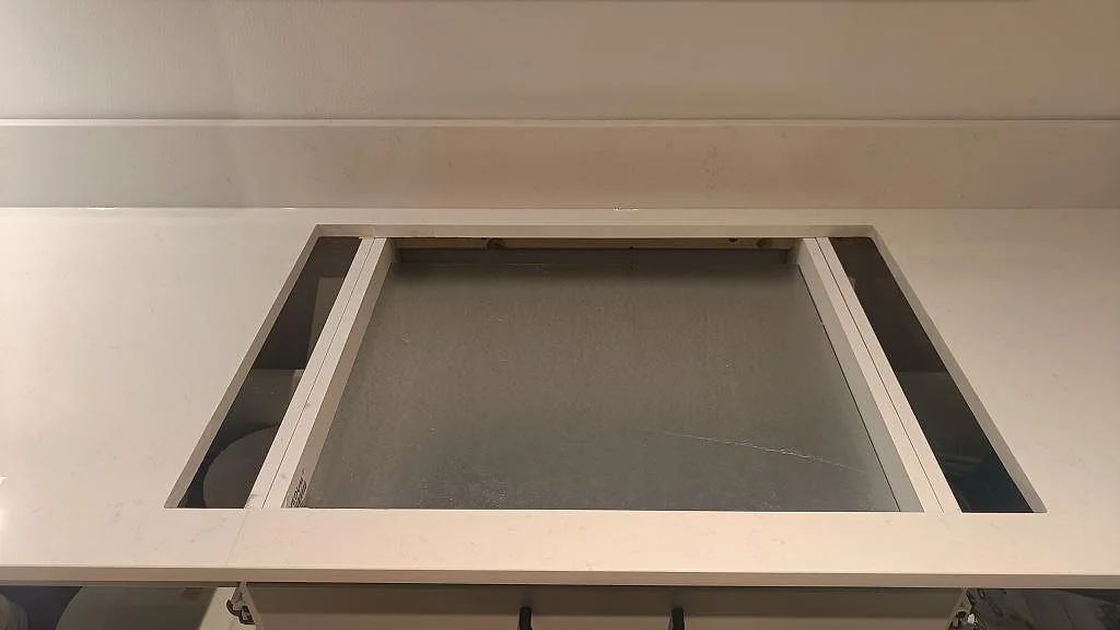 Køkkenbordplade i Technistone Noble Supreme White, Skegrie – billede 7