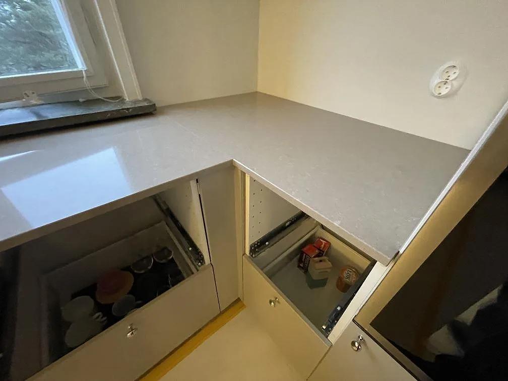 Køkkenbordplade i Technistone Noble Troya, Stockholm – billede 5