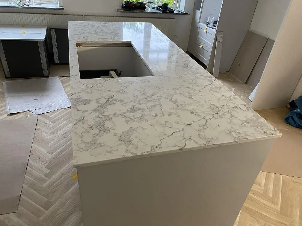 Køkkenbordplade i Technistone Romano Ricco, Bjärred – billede 2