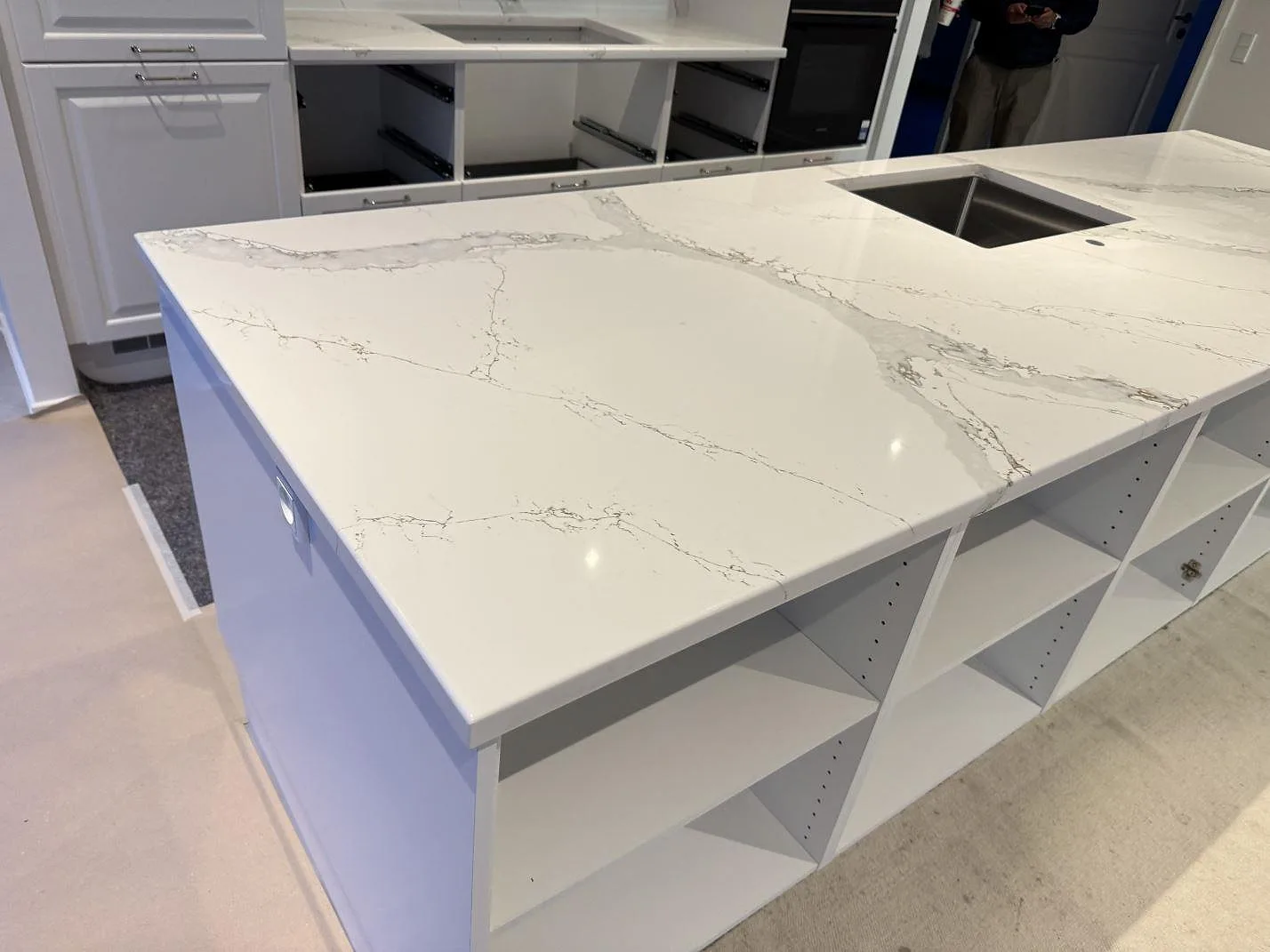 Køkkenbordplade i Technistone Volegno, Skovlunde – billede 4