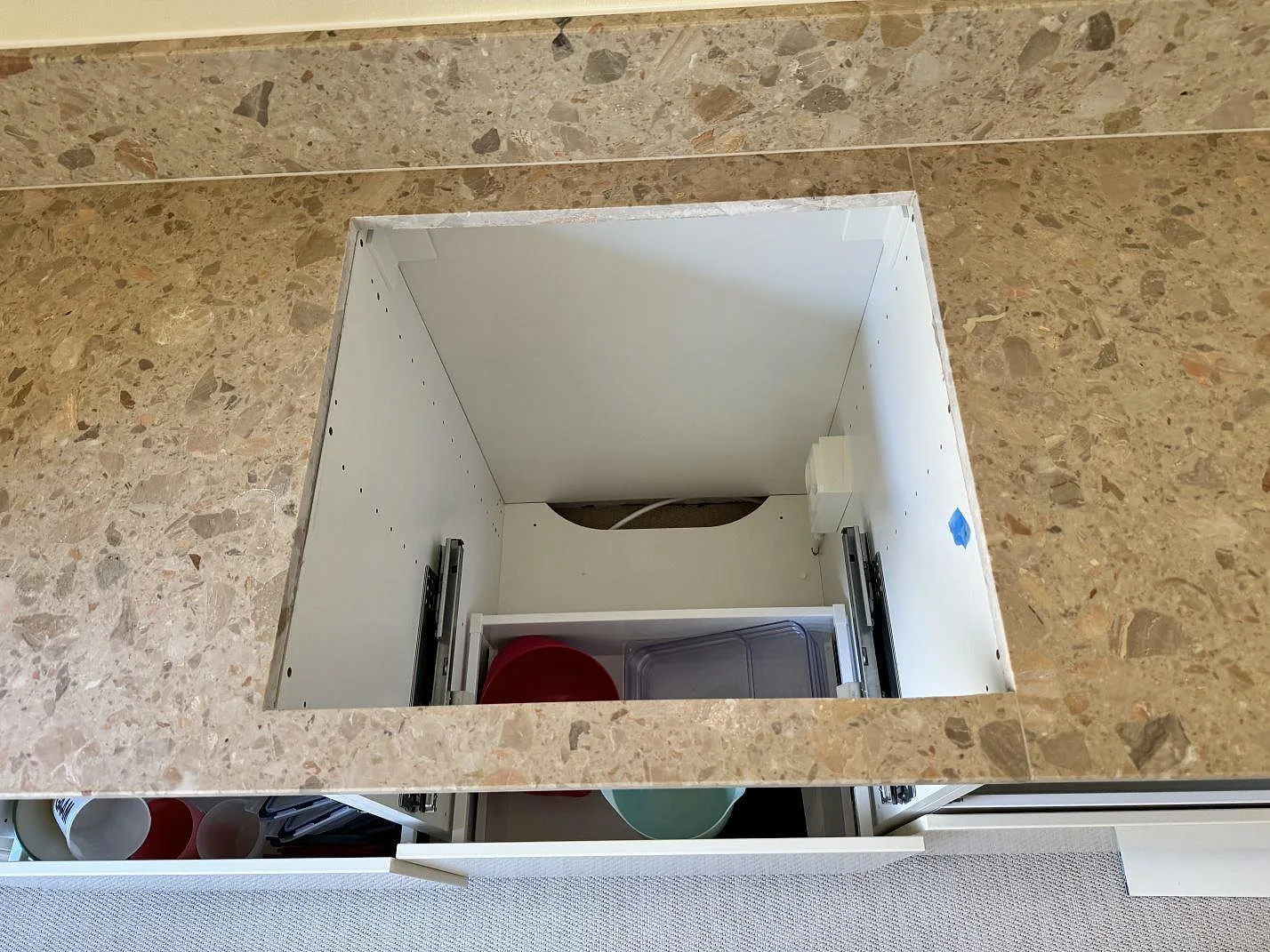 Køkkenbordplade i Terrazzo Breccia Oniciata, Malmö – billede 5