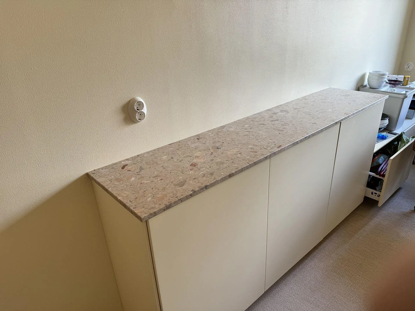 Køkkenbordplade i Terrazzo Breccia Oniciata, Malmö – billede 6