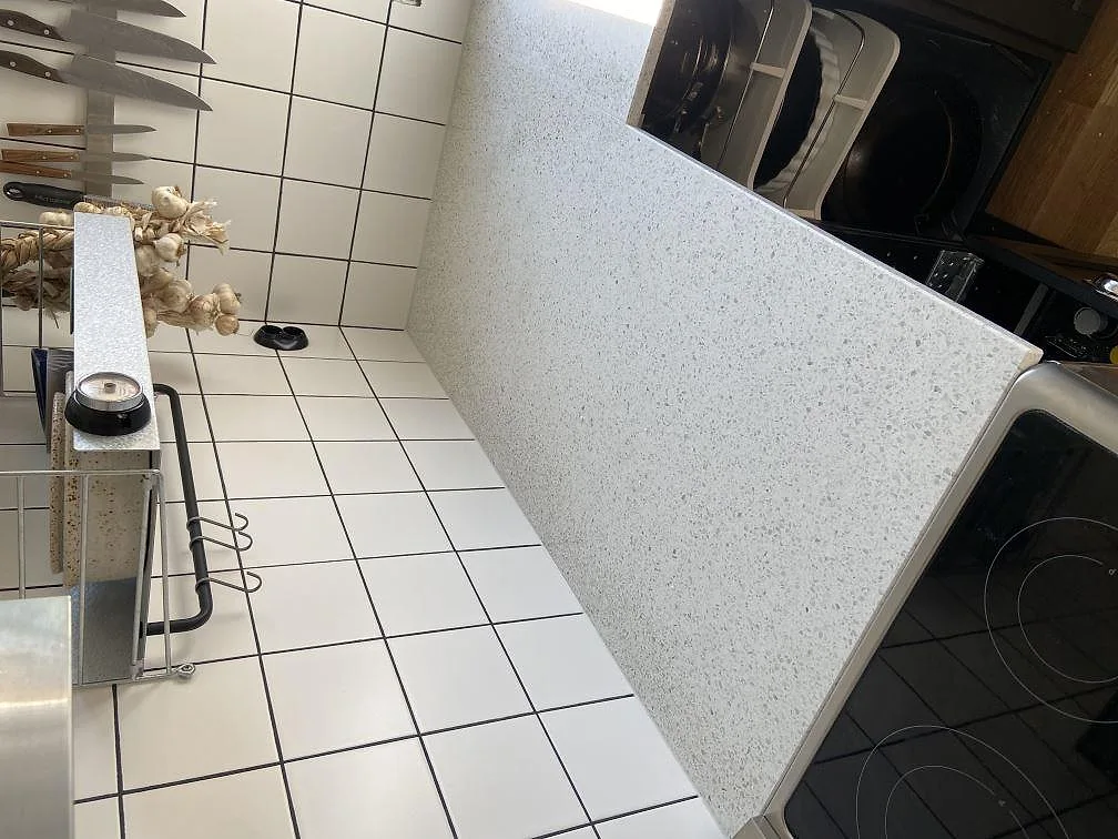Køkkenbordplade i Terrazzo Carrara, Lund – billede 2