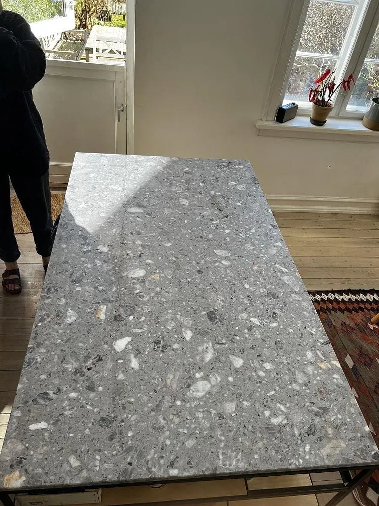 Køkkenbordplade i Terrazzo Fior di Pesco, Brønshøj – billede 2