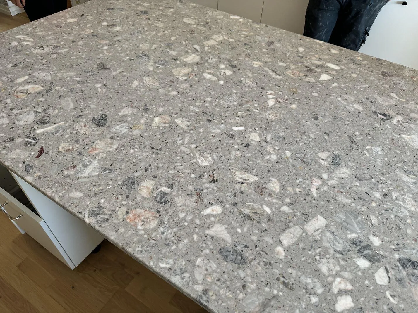 Køkkenbordplade i Terrazzo Fior Di Pesco, Malmö – billede 5