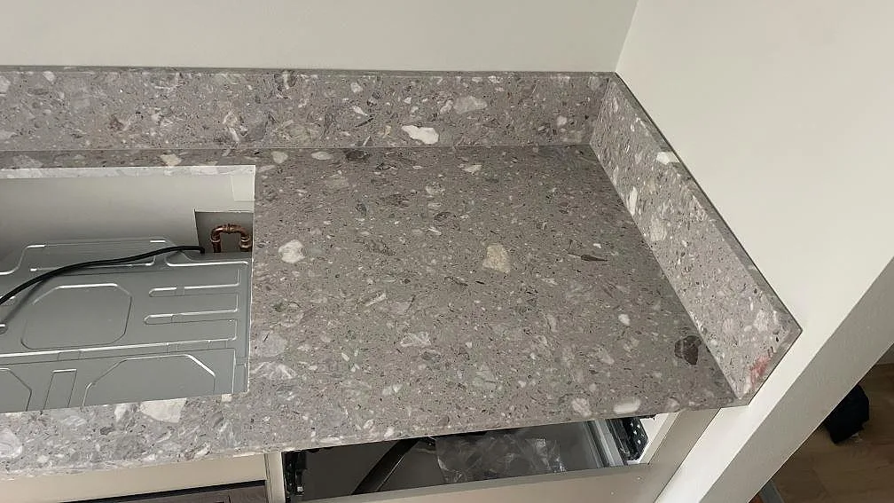 Køkkenbordplade i Terrazzo Fior Di Pesco, Malmö – billede 4