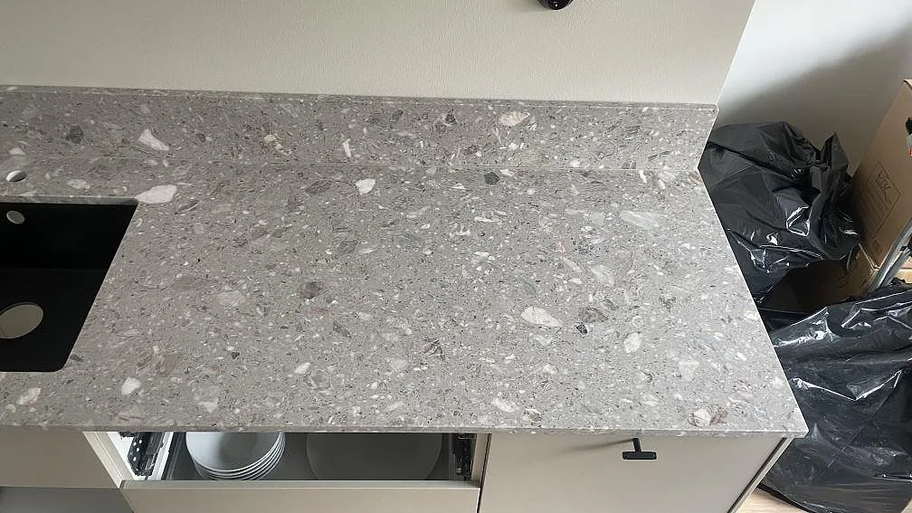Køkkenbordplade i Terrazzo Fior Di Pesco, Malmö – billede 6
