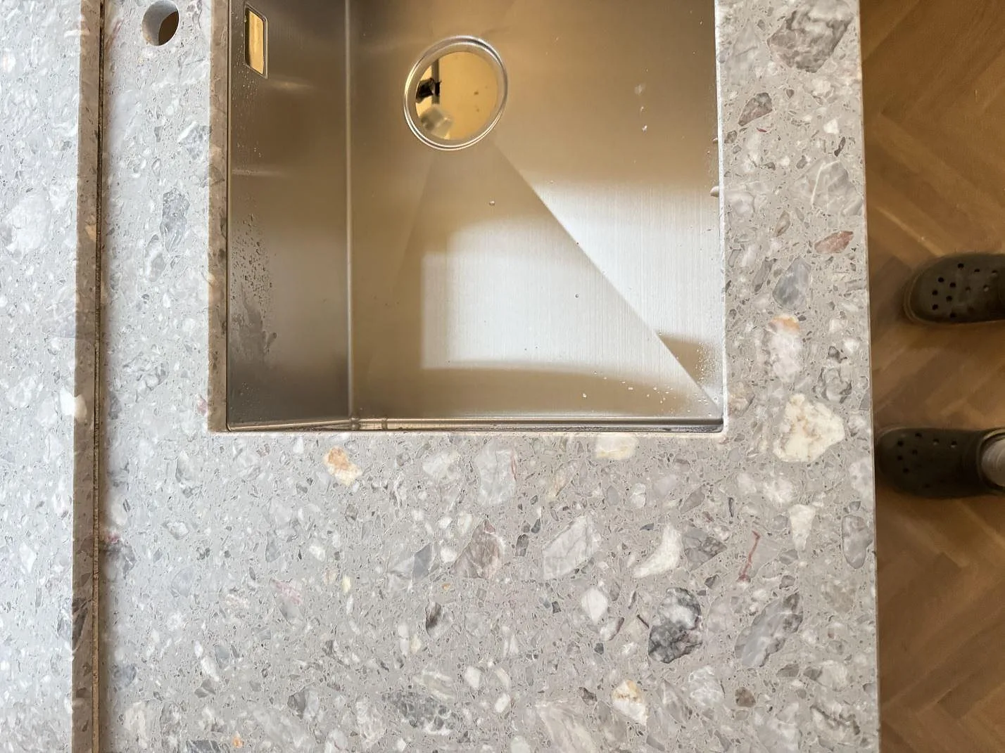 Køkkenbordplade i Terrazzo Fior Di Pesco, Sankt olof – billede 8
