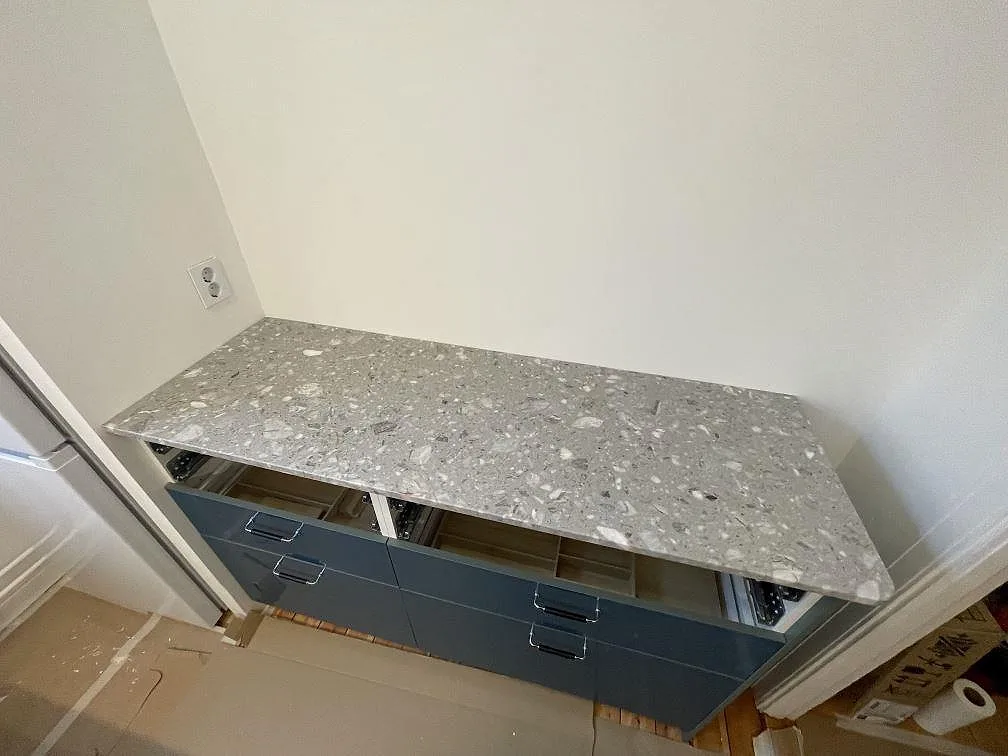 Køkkenbordplade i Terrazzo Fior Di Pesco, Stockholm – billede 5