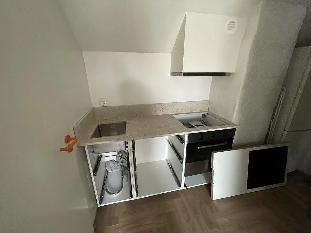 Køkkenbordplade i Terrazzo Perlato Royal, Enskede – billede 2