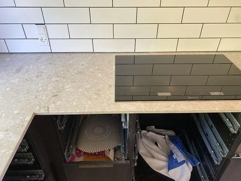 Køkkenbordplade i Terrazzo Perlato Royal, Espergærde – billede 2