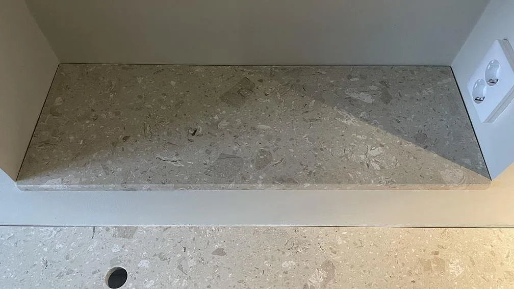Køkkenbordplade i Terrazzo Perlato Royal, Göteborg – billede 5