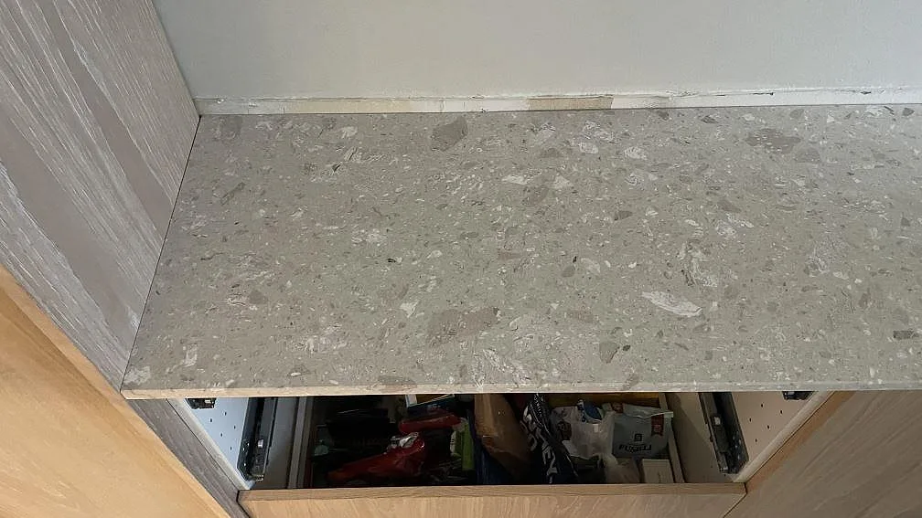 Køkkenbordplade i Terrazzo Perlato Royal, Göteborg – billede 7