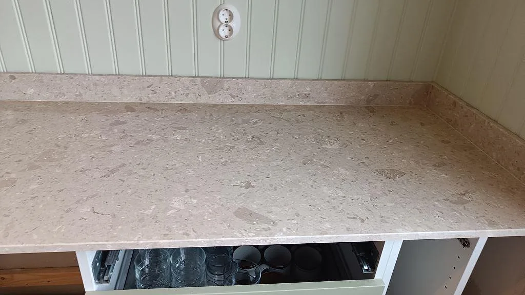 Køkkenbordplade i Terrazzo Perlato Royal, Göteborg – billede 7