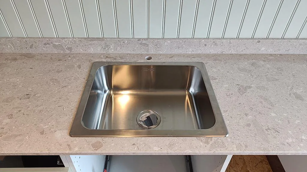 Køkkenbordplade i Terrazzo Perlato Royal, Göteborg – billede 2