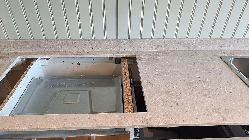 Køkkenbordplade i Terrazzo Perlato Royal, Göteborg – billede 5