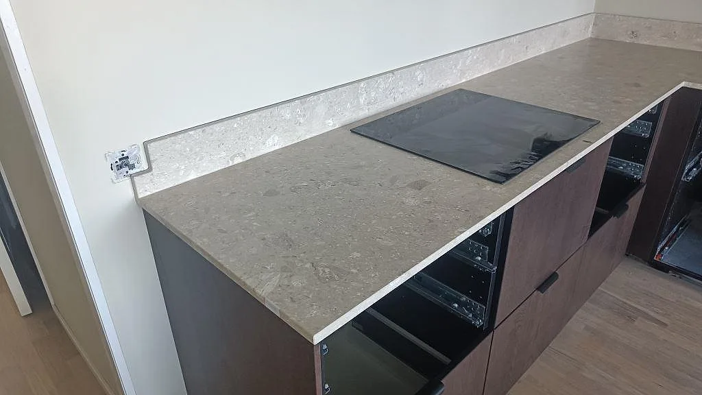 Køkkenbordplade i Terrazzo Perlato Royal, Helsingborg – billede 2