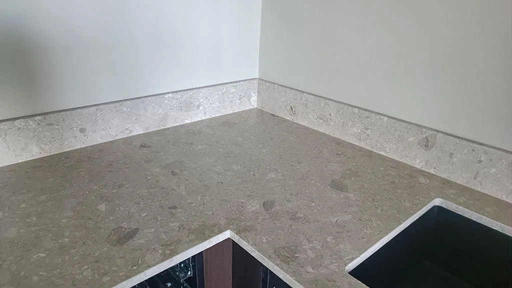 Køkkenbordplade i Terrazzo Perlato Royal, Helsingborg – billede 4