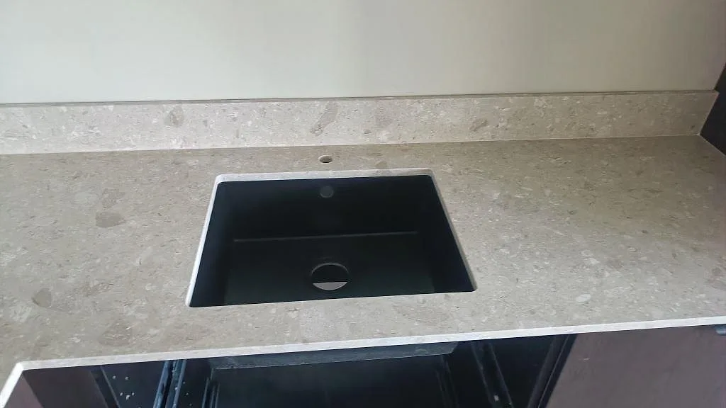 Køkkenbordplade i Terrazzo Perlato Royal, Helsingborg – billede 3
