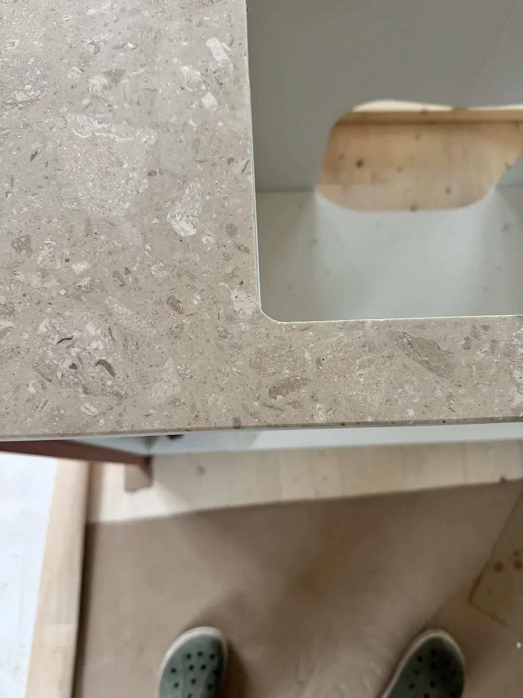 Køkkenbordplade i Terrazzo Perlato Royal, Hindås – billede 5