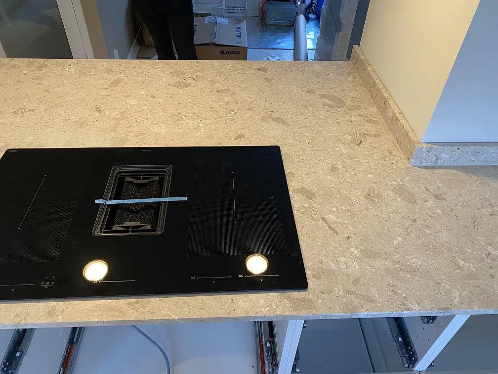 Køkkenbordplade i Terrazzo Perlato Royal, Kungsbacka – billede 4