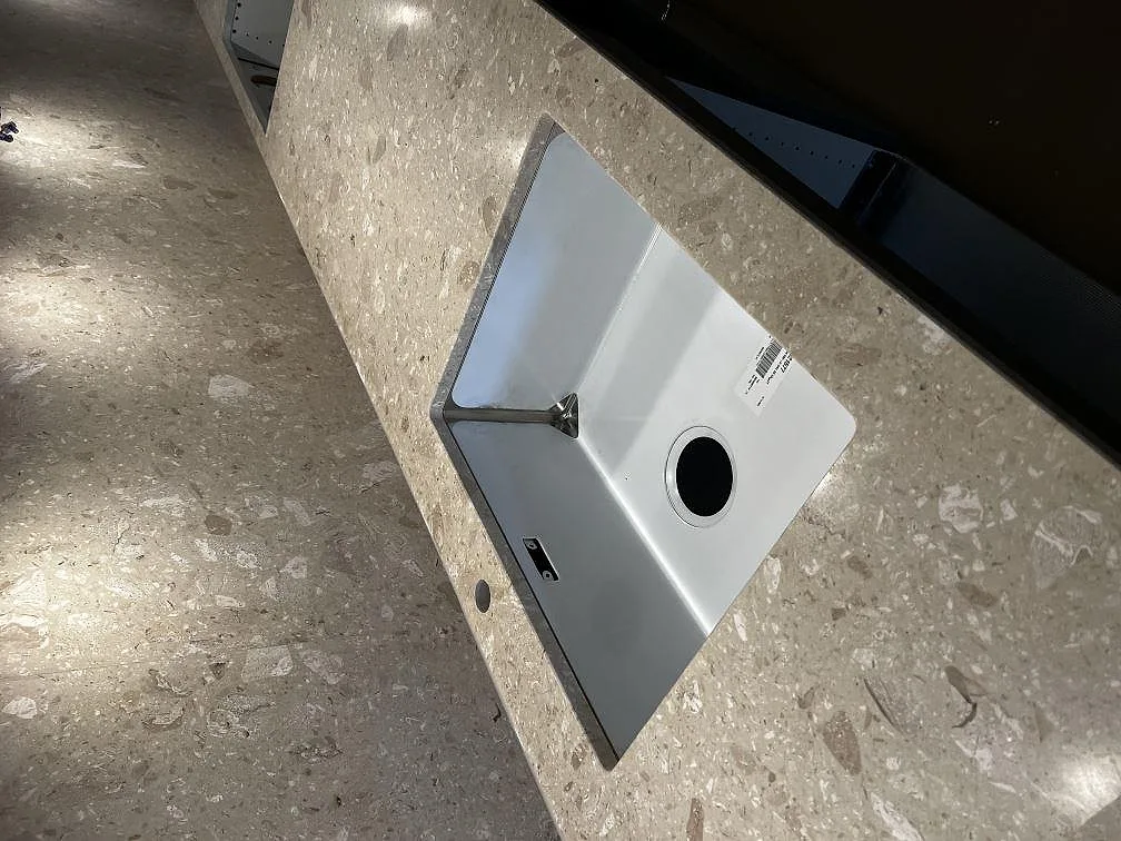 Køkkenbordplade i Terrazzo Perlato Royal, Malmö – billede 4
