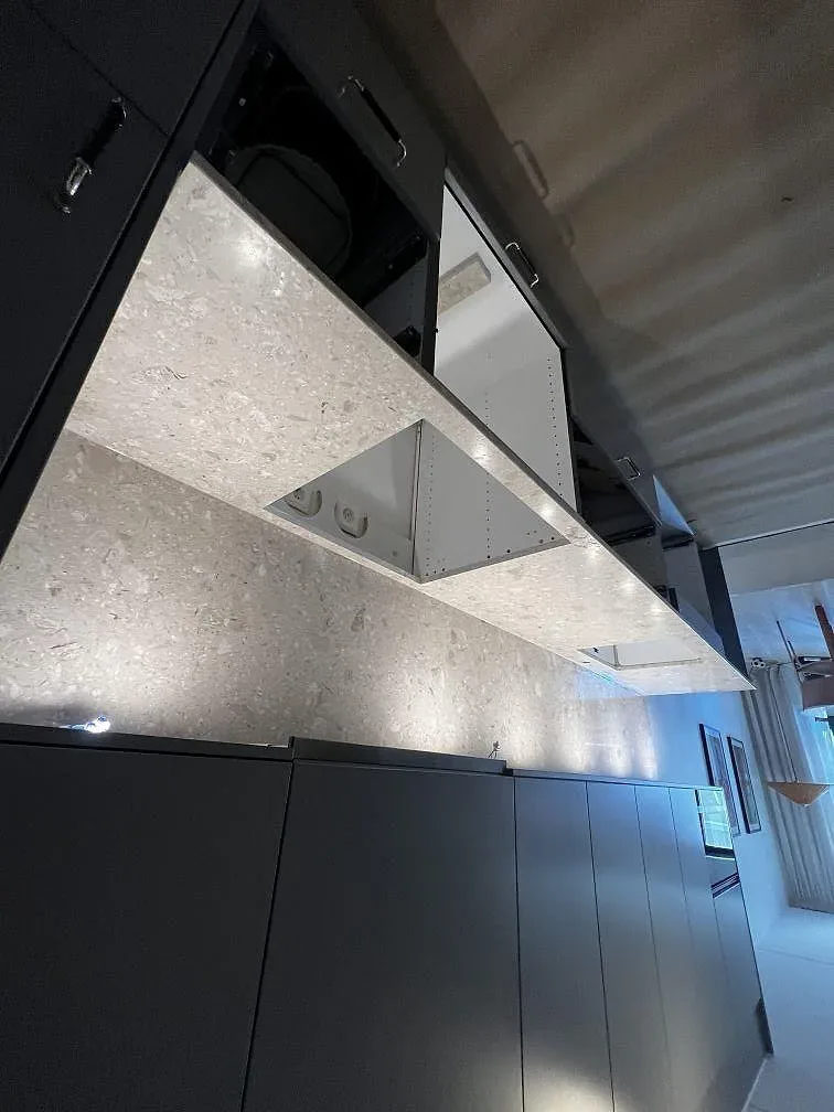 Køkkenbordplade i Terrazzo Perlato Royal, Malmö – billede 2