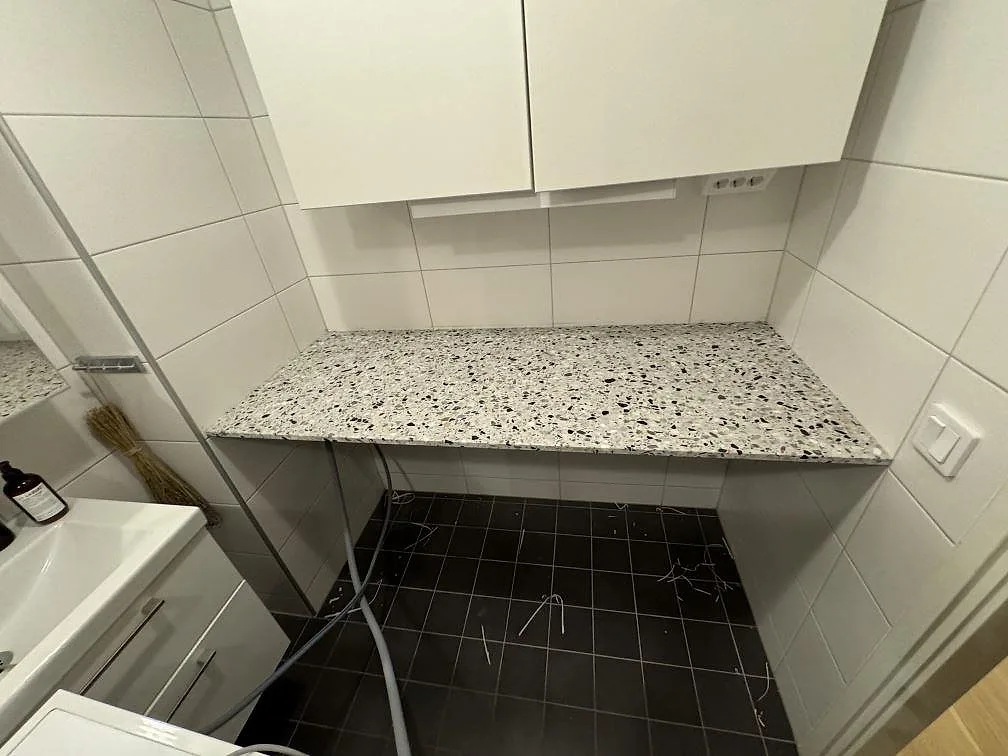 Køkkenbordplade i Terrazzo Perlato Royal, Malmö – billede 6