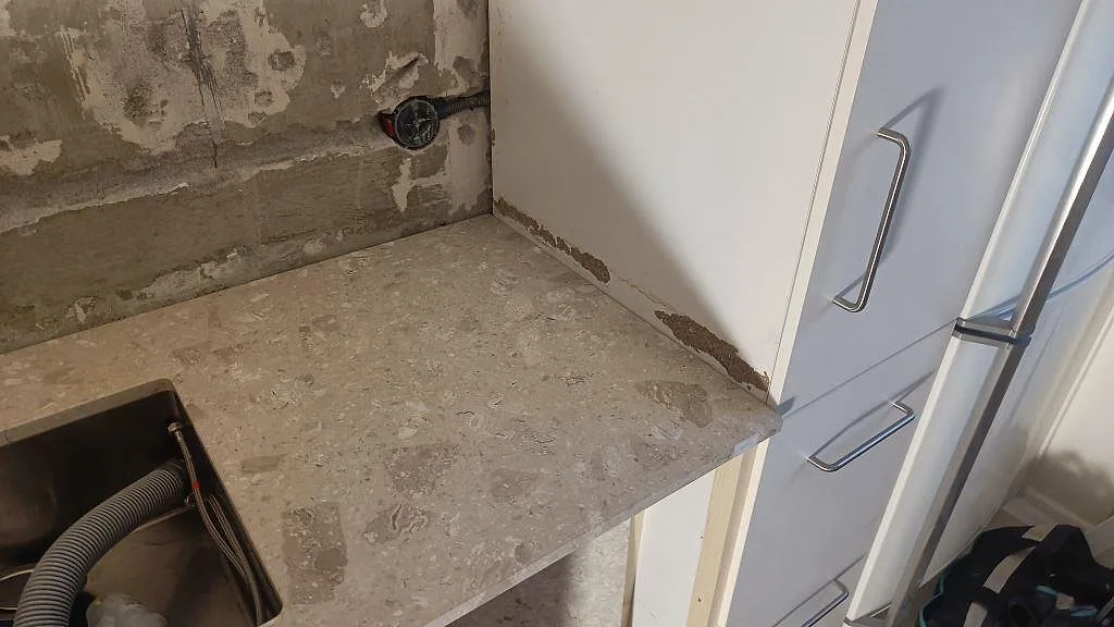 Køkkenbordplade i Terrazzo Perlato Royal, Ystad – billede 6