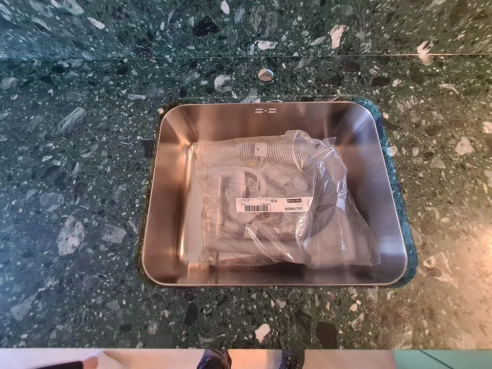 Køkkenbordplade i Terrazzo Verde Alpi, Stockholm – billede 3