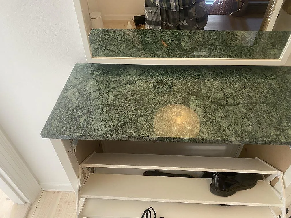 Marmorbordplade i Verde Guatemala, København N – billede 2