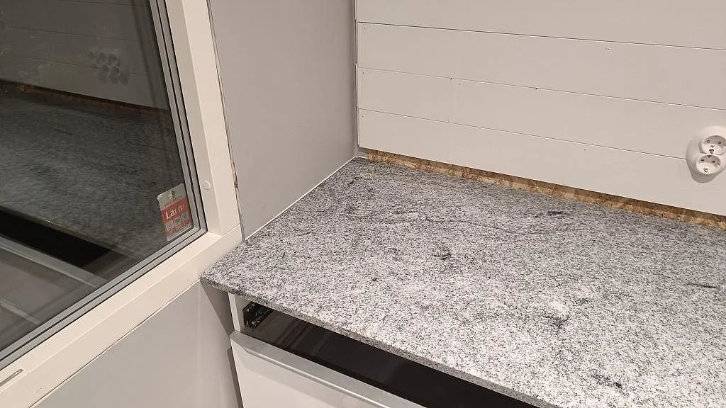 Køkkenbordplade i Viscont White, Höllviken – billede 8